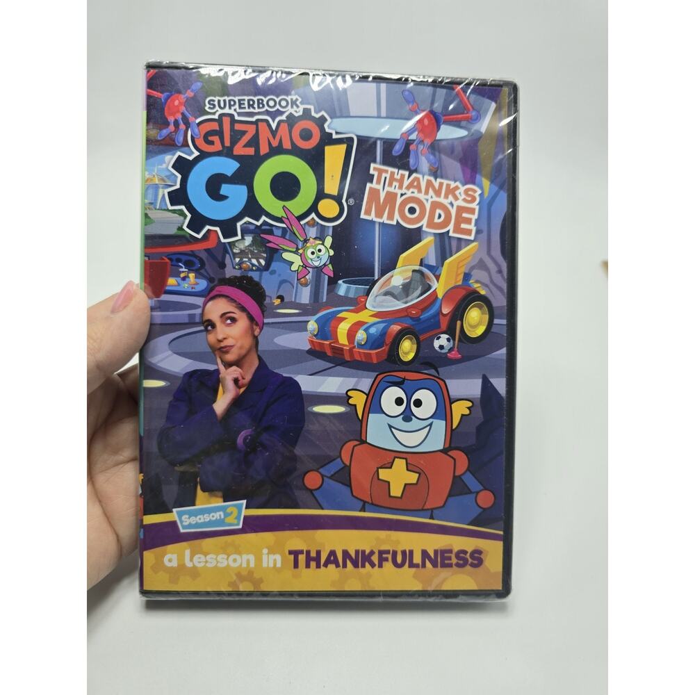 Superbook Gizmo Go! A Lesson in Thankfulness [DVD] 2023, CBN - BRAND NEW